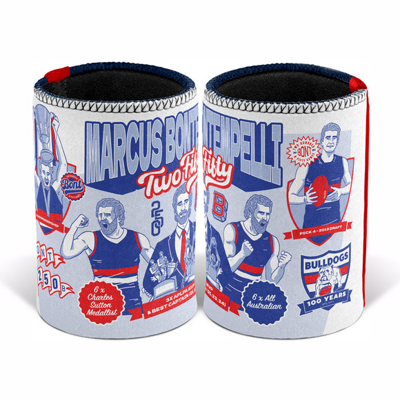 Western Bulldogs Marcus Bontempelli 250 Games Can Cooler Western Bulldogs Marcus Bontempelli 250 Games Can Cooler