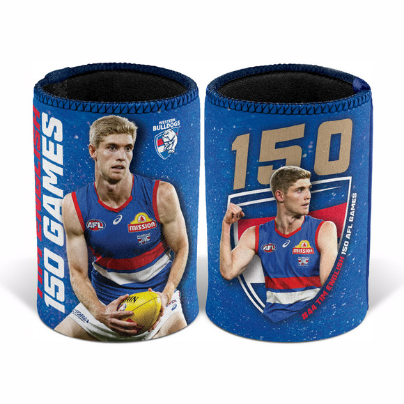 Western Bulldogs Tim English 150 Games Can Cooler