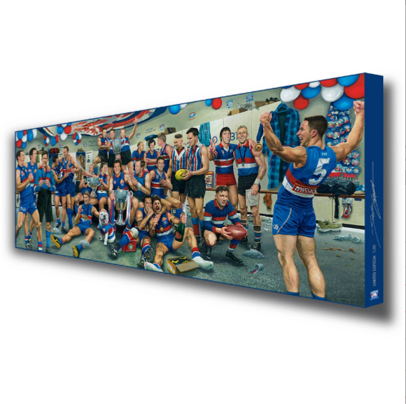 “25 Greatest Bulldogs” by Jamie Cooper Large Canvas “25 Greatest Bulldogs” by Jamie Cooper Large Canvas