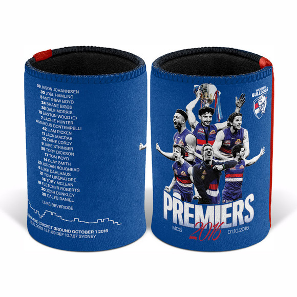 Western Bulldogs 2016 Premiership Anniversary Can Cooler