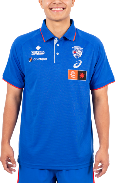 Western Bulldogs Asics 2026 AFLW Media Polo - Mens