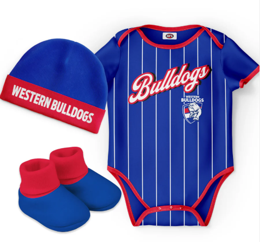 Western Bulldogs Baby Lullaby 3 Piece Gift Set