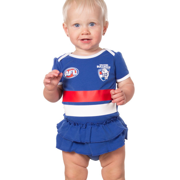 Western Bulldogs Baby Girls Footysuit