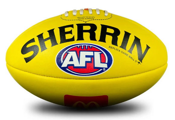 AFL 2023 Replica Match Ball - Yellow