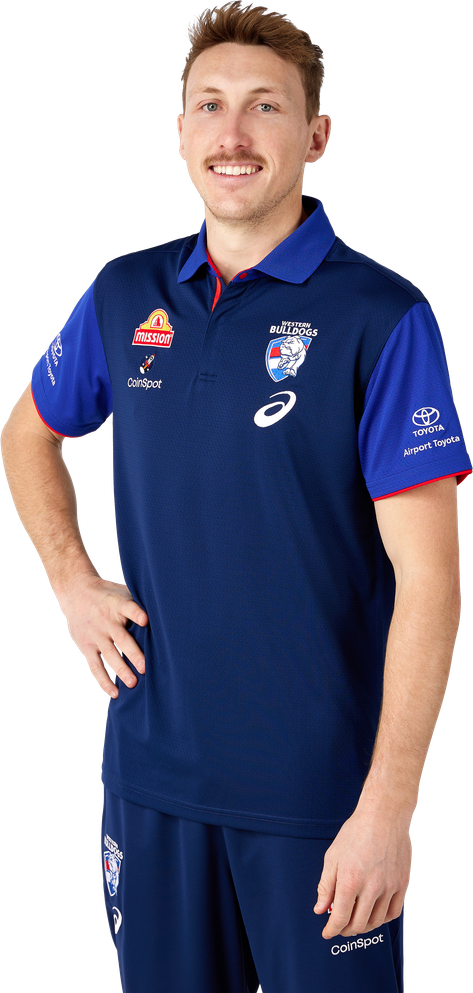 Western Bulldogs Asics 2024 Media Polo - Mens