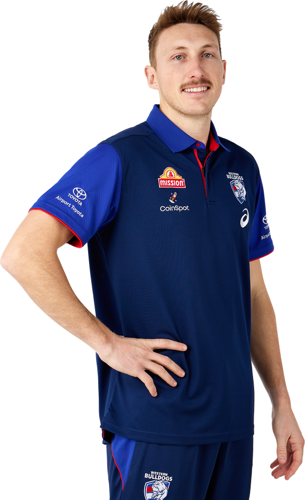 Western Bulldogs Asics 2024 Media Polo - Mens