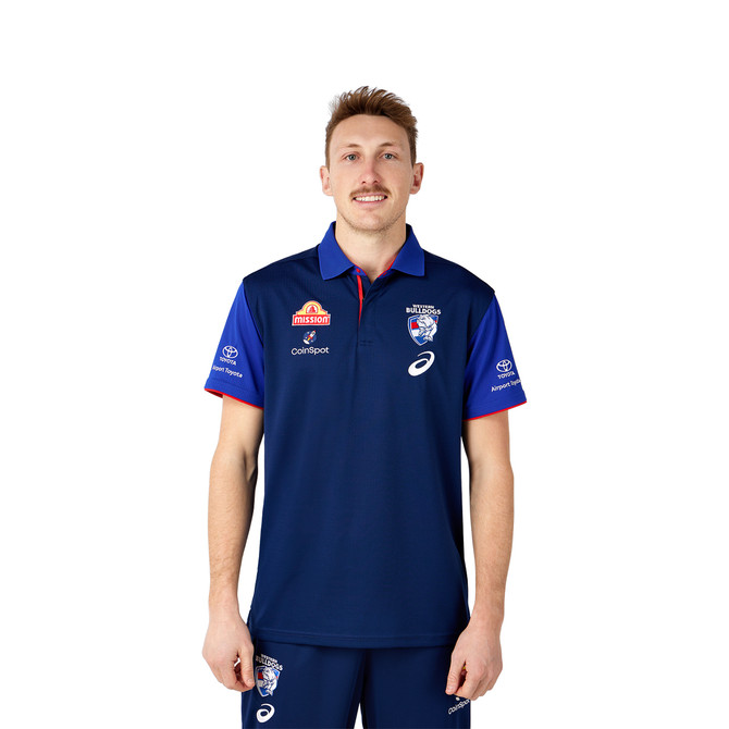 Western Bulldogs Asics 2024 Media Polo - Mens