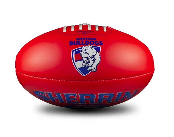 Western Bulldogs Super Soft Touch Football - Red