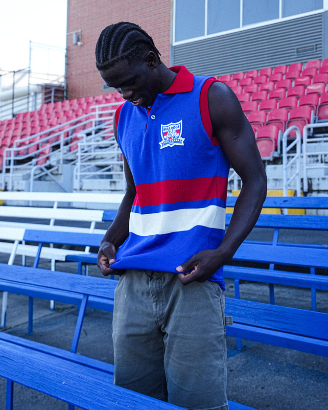 Western Bulldogs 100yr Wool Guernsey Sleeveless