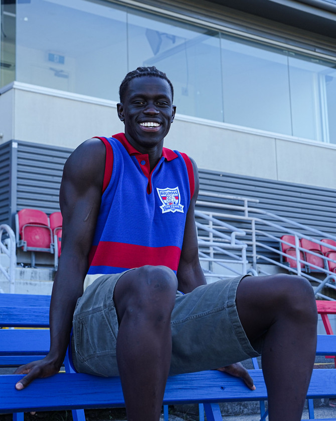 Western Bulldogs 100yr Wool Guernsey Sleeveless