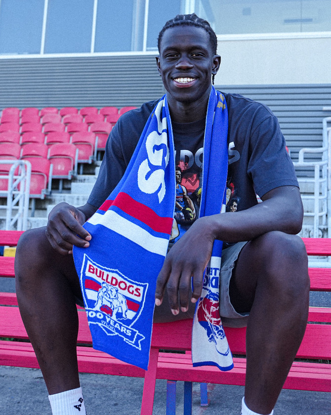 Western Bulldogs 100yr Wool Scarf