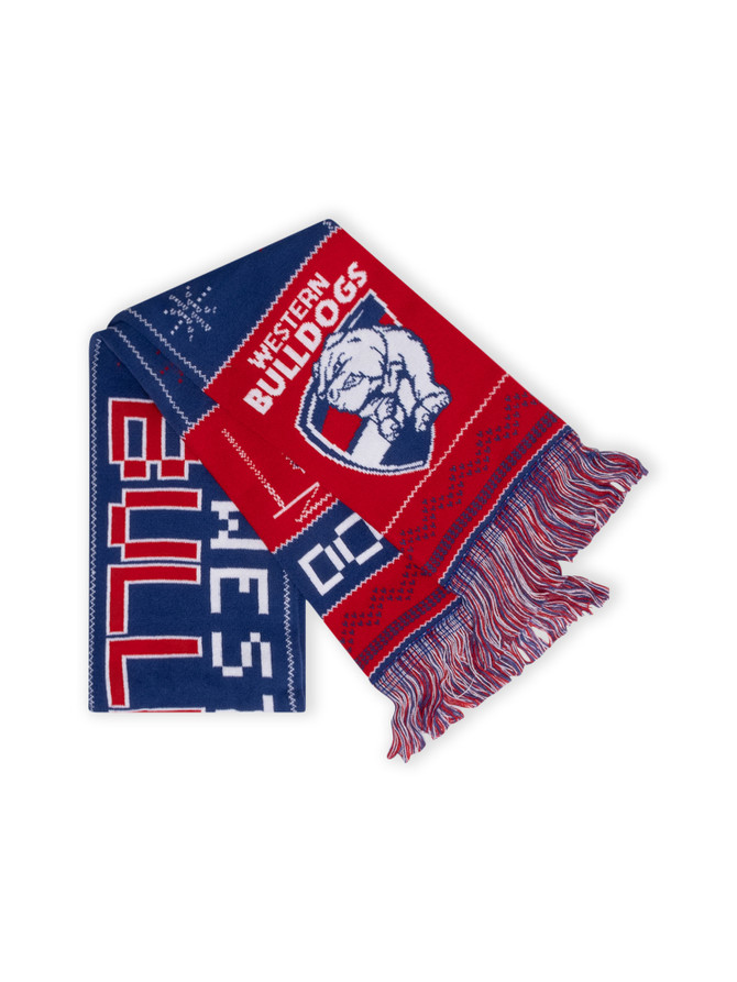 Western Bulldogs Ugly Christmas Scarf