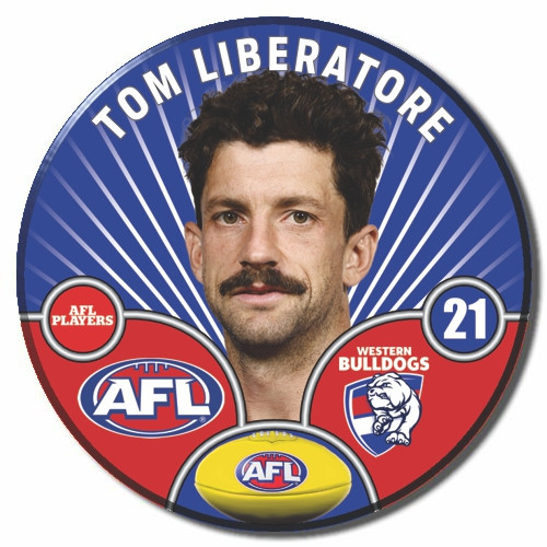 2026 Western Bulldogs AFL Player Badge