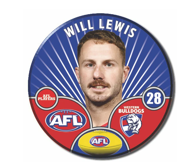 2026 Western Bulldogs AFL Player Badge