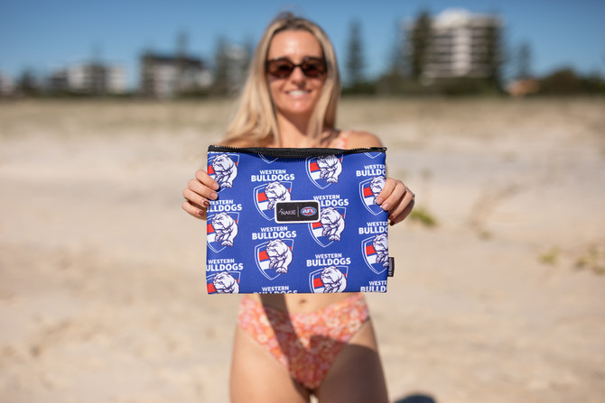 Western Bulldogs Nakie Sand Free Beach Towel