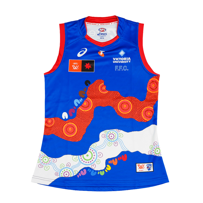 Western Bulldogs ASICS AFLW 2026 Pride Guernsey - Adult