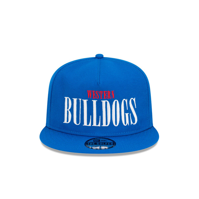 Western Bulldogs New Era Tall Text Golfer Cap