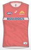 Western Bulldogs Asics 2023 Adult Training Guernsey - Papaya