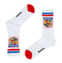 Western Bulldogs Retro Sneaker Socks 2 Pack