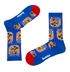Western Bulldogs Retro Sneaker Socks 2 Pack