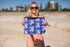 Western Bulldogs Nakie Sand Free Beach Towel