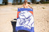 Western Bulldogs Nakie Sand Free Beach Towel