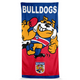 Western Bulldogs Jumbo Mascot Beach Towel