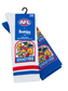 Western Bulldogs Retro Sneaker Socks 2 Pack