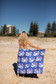 Western Bulldogs Nakie Sand Free Beach Towel