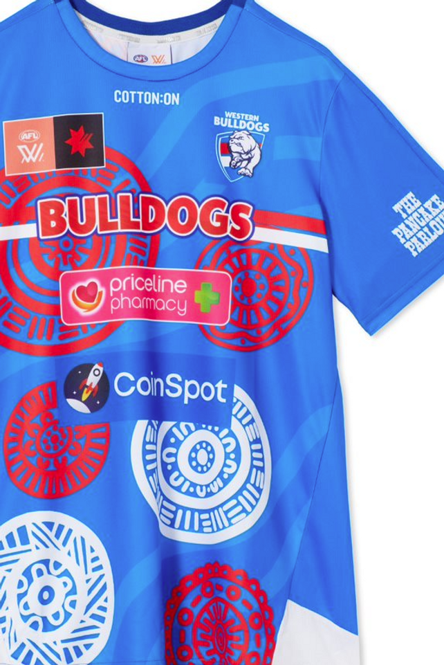 Western Bulldogs AFLW 2023 Indigenous Warm Up Tee