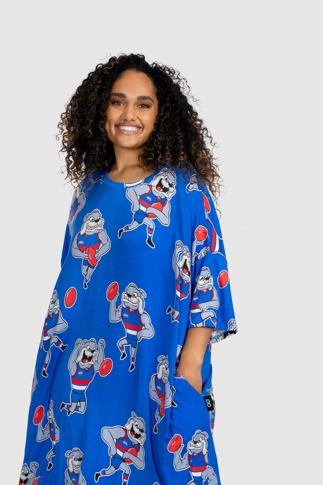 Western Bulldogs 2024 Oodie Sleep Tee