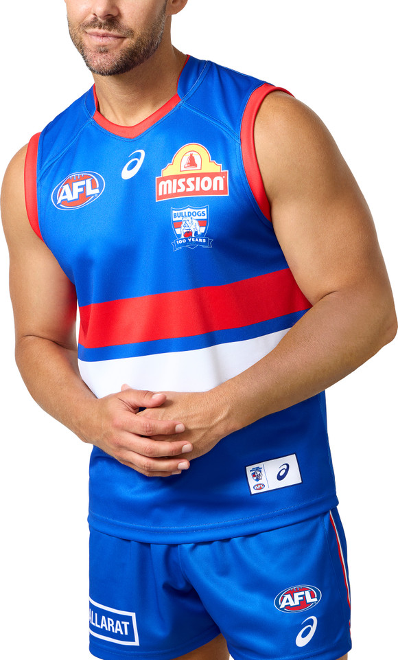 Western Bulldogs Asics 2025 Home Allied Guernsey - Adult