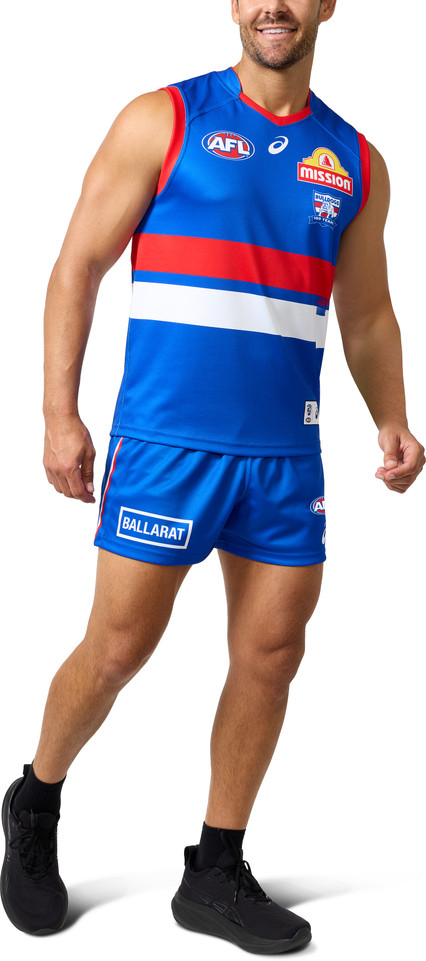 Western Bulldogs Asics 2025 Home Allied Guernsey - Adult