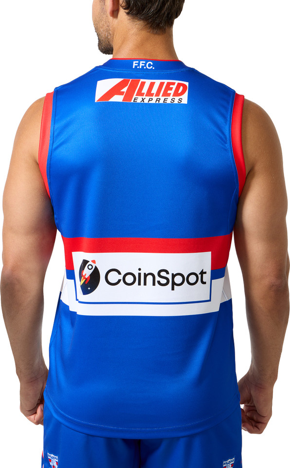 Western Bulldogs Asics 2025 Home Allied Guernsey - Adult