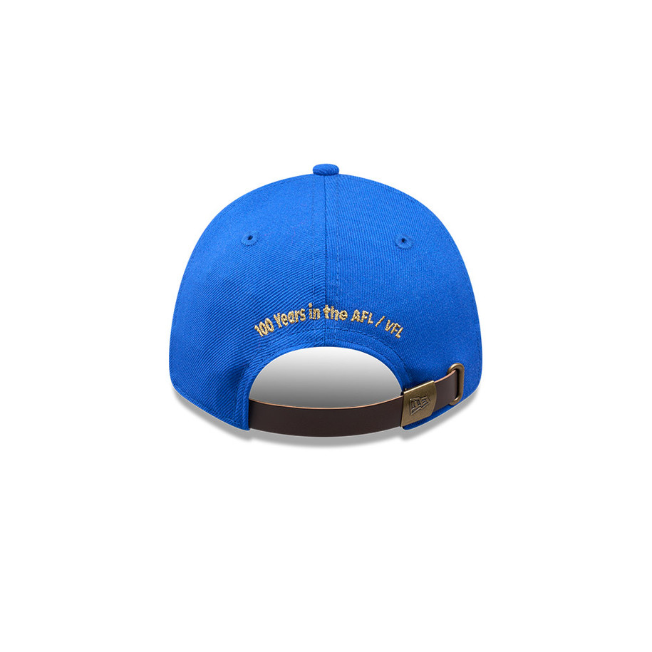Western Bulldogs 100yr New Era 9FORTY Leather Strap Cap