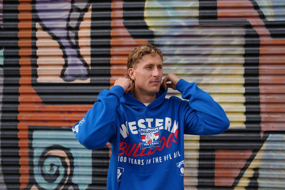 Western Bulldogs 100yr Mitchell & Ness Vintage Hood