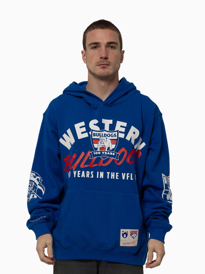 Western Bulldogs 100yr Mitchell & Ness Vintage Hood