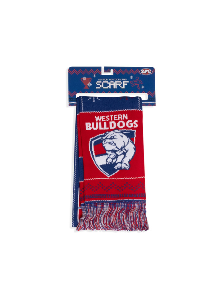 Western Bulldogs Ugly Christmas Scarf