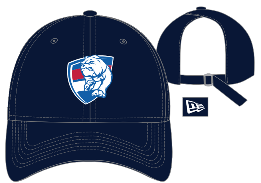 Western Bulldogs 2025 AFLW New Era Cap