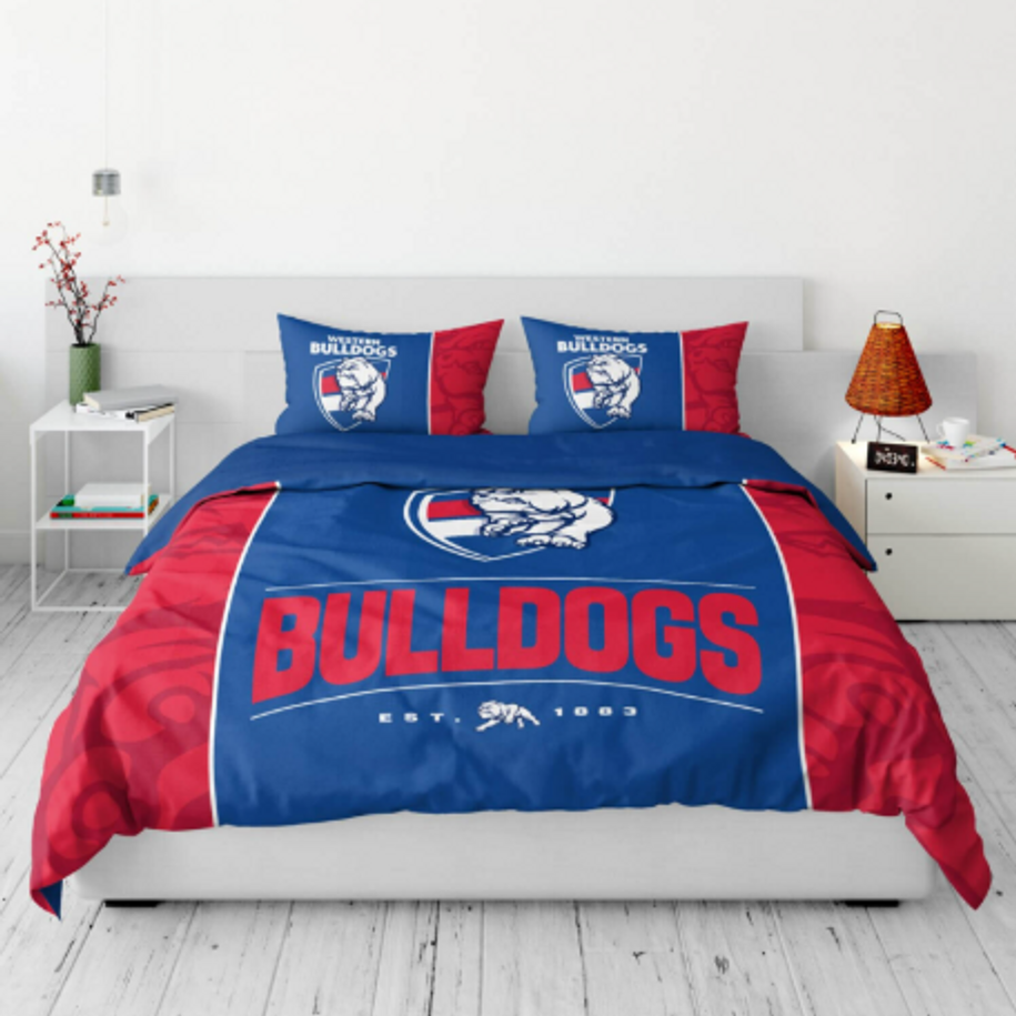 Western Bulldogs King Quilt Cover