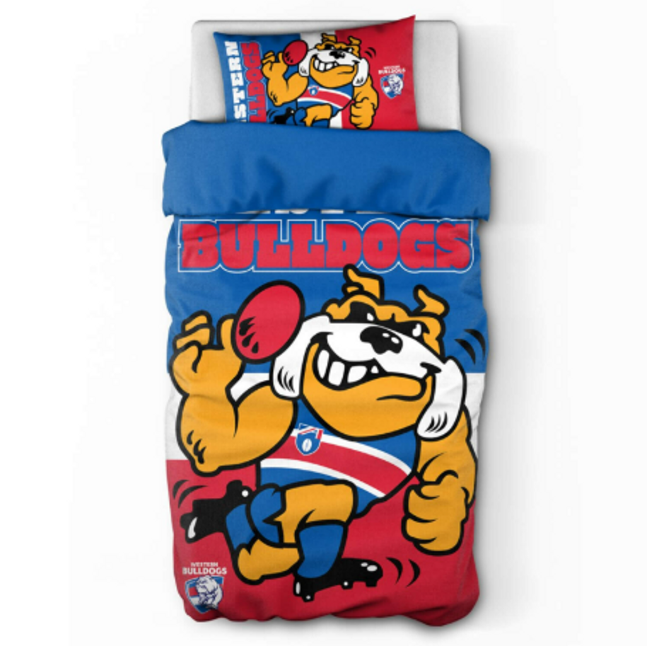 Western Bulldogs Single Quilt Cover