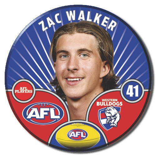 2026 Western Bulldogs AFL Player Badge