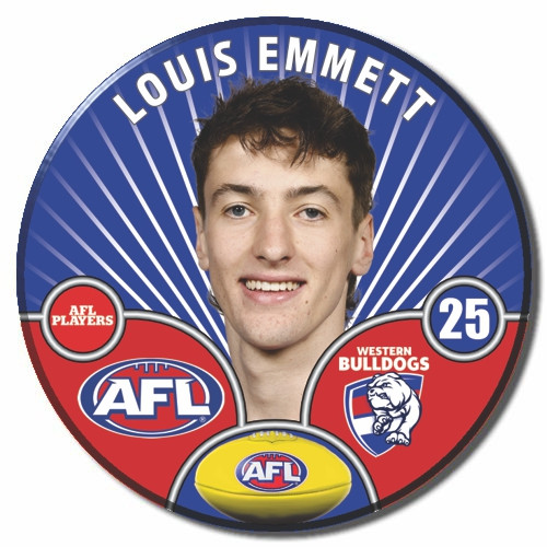 2026 Western Bulldogs AFL Player Badge