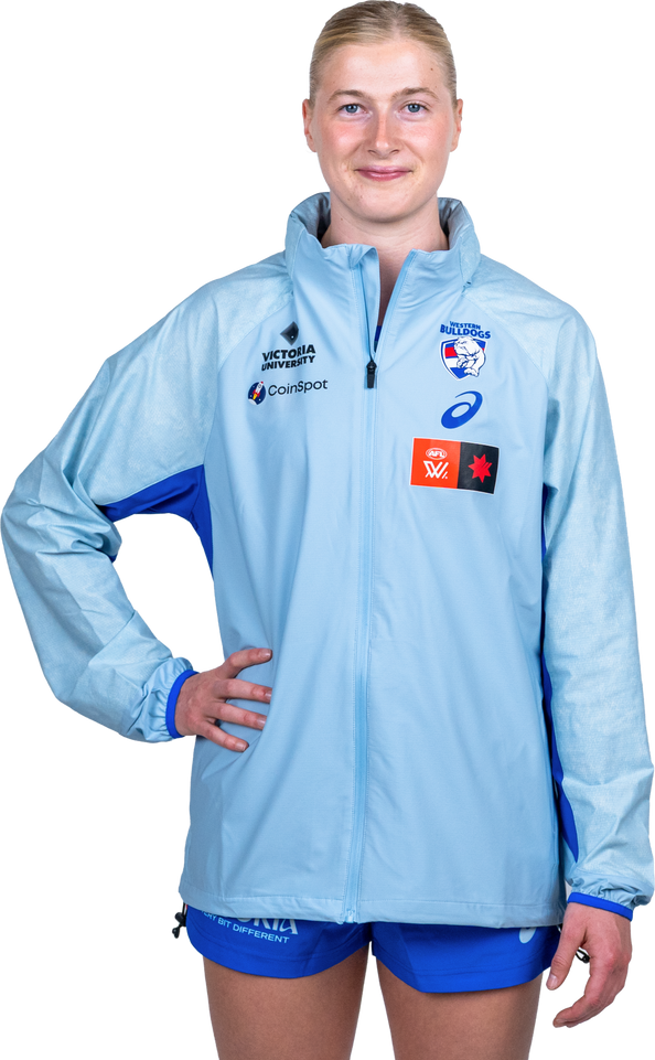 Western Bulldogs Asics AFLW 2026 Spray Jacket