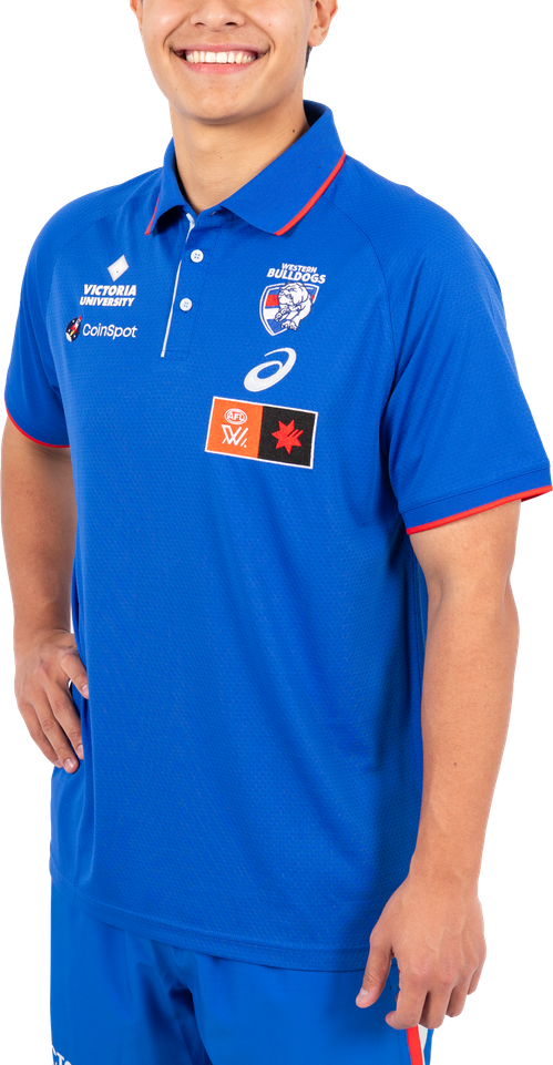 Western Bulldogs Asics 2026 AFLW Media Polo - Mens