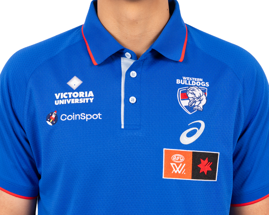 Western Bulldogs Asics 2026 AFLW Media Polo - Mens
