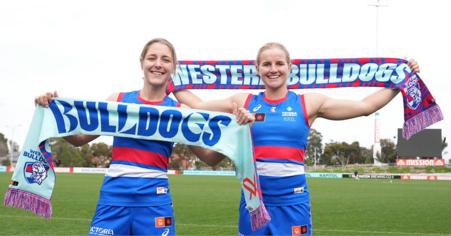 Western Bulldogs 2026 AFLW Scarf
