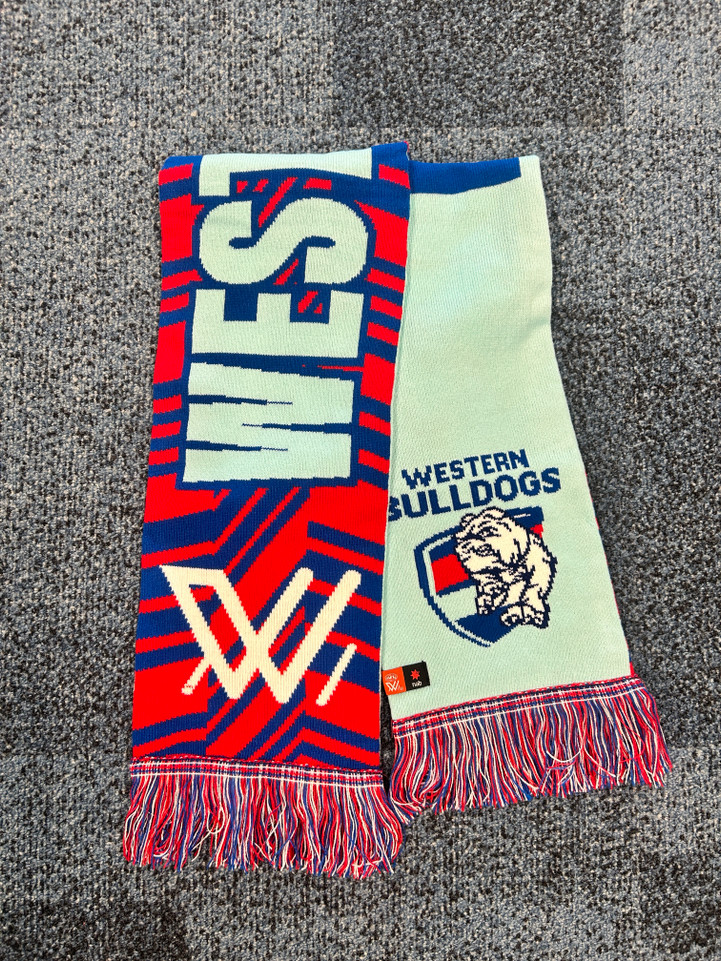 Western Bulldogs 2026 AFLW Scarf