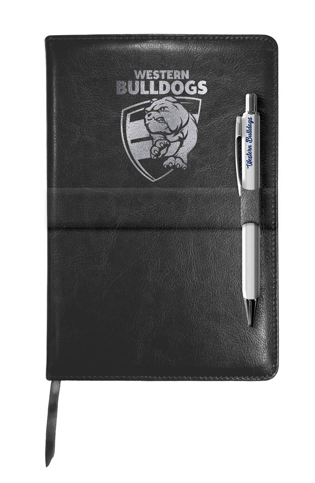 Western Bulldogs Notebook & Pen Gift Set