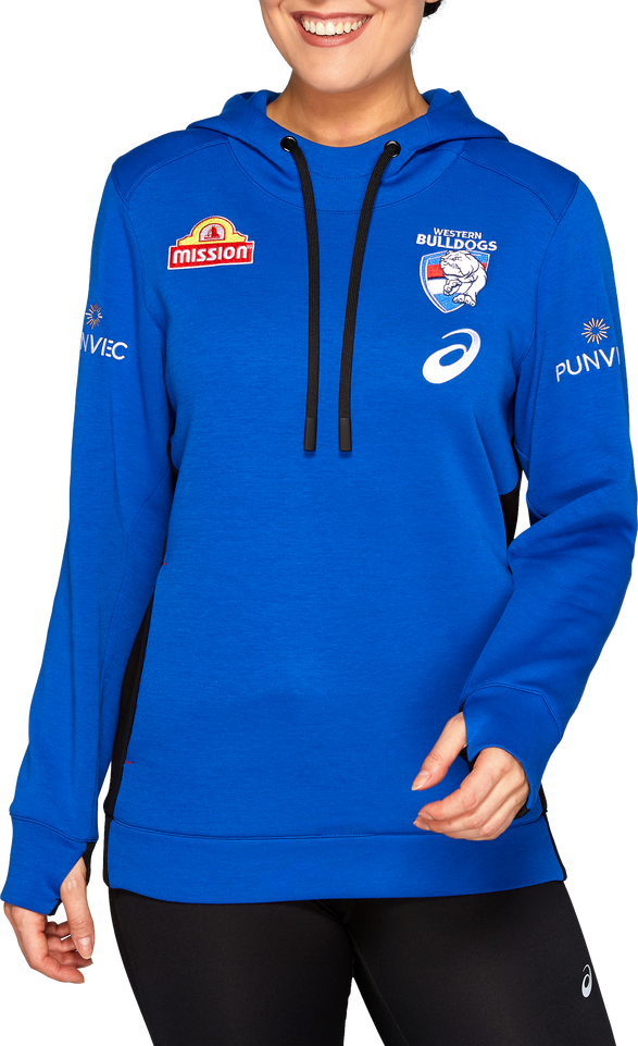 Western Bulldogs Asics 2022 Hoodie - Ladies